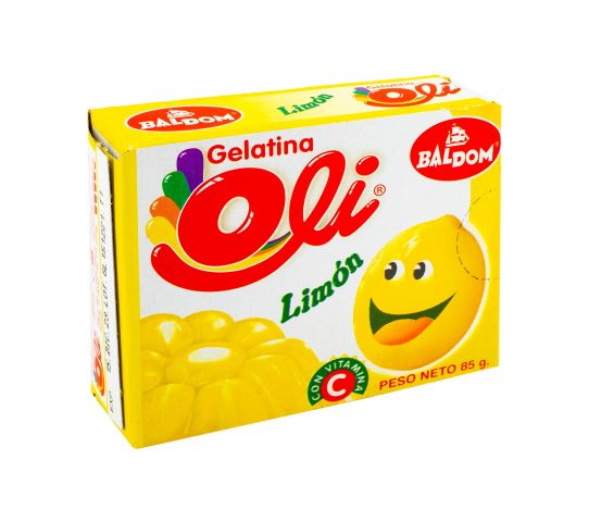 Gelatina Oli Sabor Limón 3 Oz