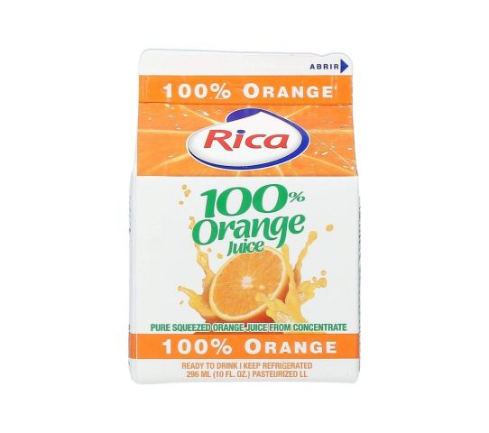 Jugo De Naranja 100% Rica 296ml