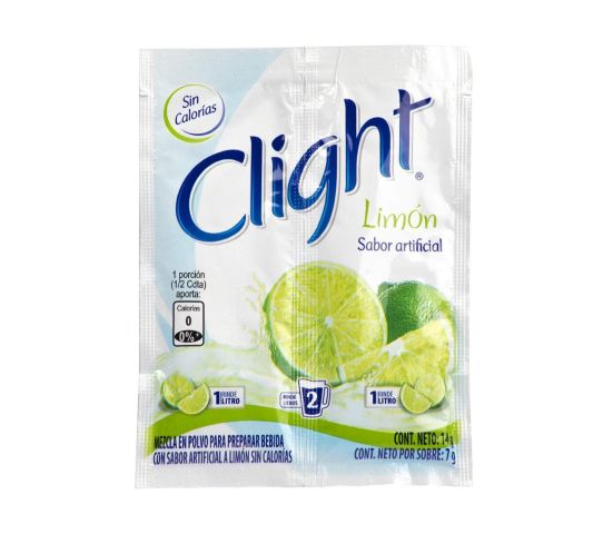 Jugo En Polvo Clight Sabor Limón 14 g