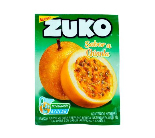 Jugo En Polvo Zuko Sabor Chinola 25 g