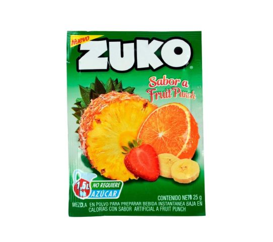 Jugo En Polvo Zuko Sabor Fruit Punch 25 g