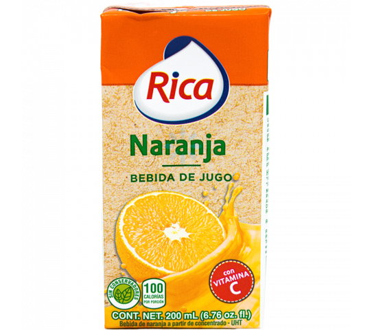 Jugo de Naranja Rica 200 ml