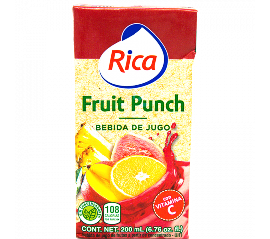 Jugo Fruit Punch Rica 200 ml