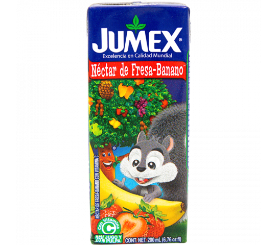 Néctar de Fresa Banano Jumex 200 ml