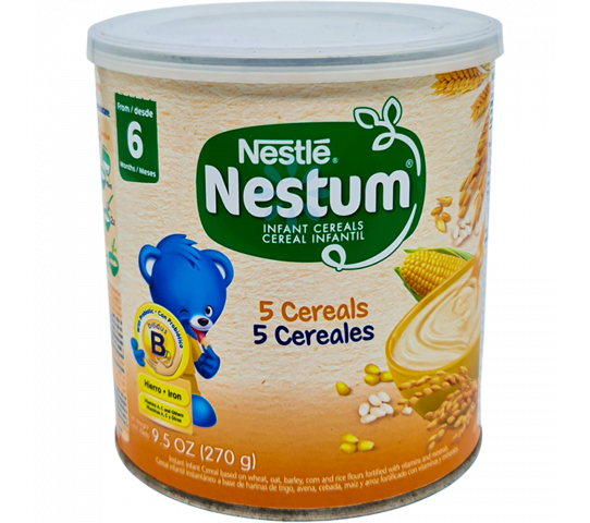 Cereal Infantil Instántaneo 5 cereales Nestum Nestlé 270 g