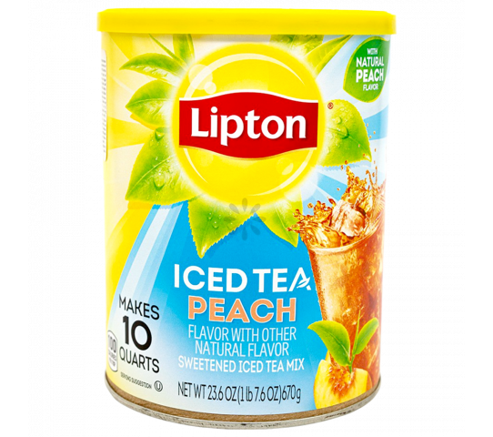 Iced Tea Sabor Melocotón Lipton 23.6 oz