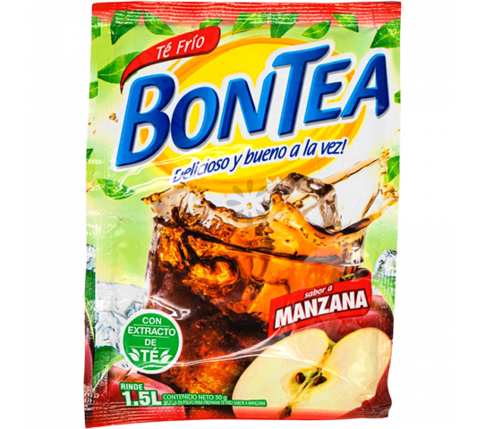 Té Frio Sabor a Manzana BonTea 30 g