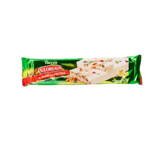 Turrón Georgalos Maní Con Frutas 120g