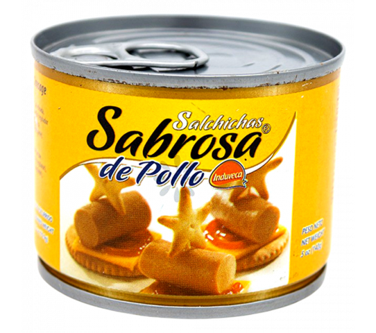 Salchicha Sabrosa de Pollo Induveca 5 oz