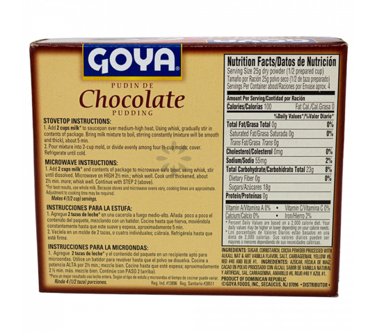 Pudín de Chocolate Goya 3.5 oz