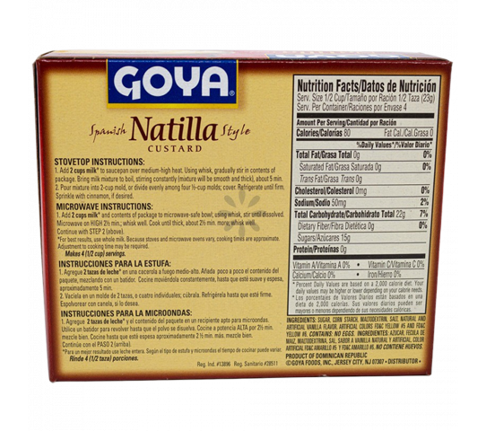 Natilla Goya 3.25 oz