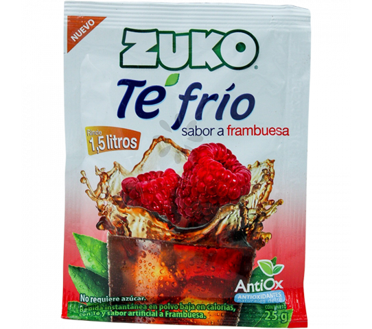 Te Frio Sabor a Frambuesa Zuko 25 g