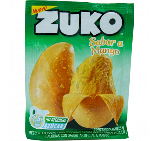 Jugo Sabor a Mango Zuko 25 g