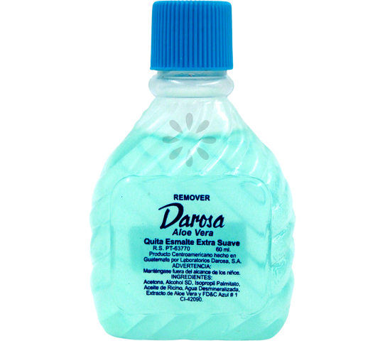 Removedor Quita Esmalte Aloe Vera Darosa 60 ml