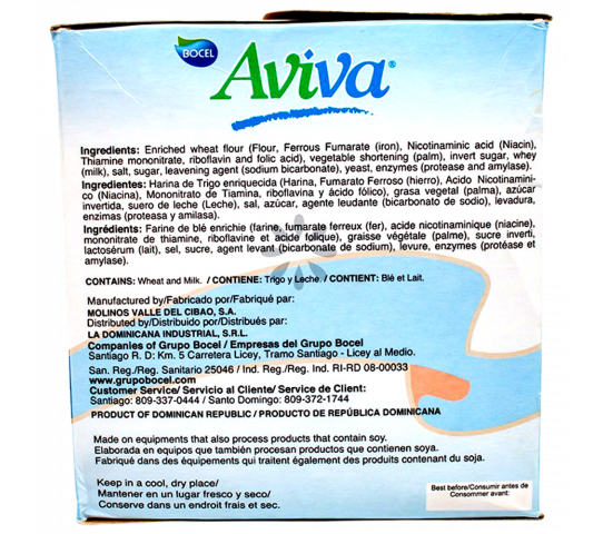 Galletas de Soda Aviva 20 x 1.06 oz