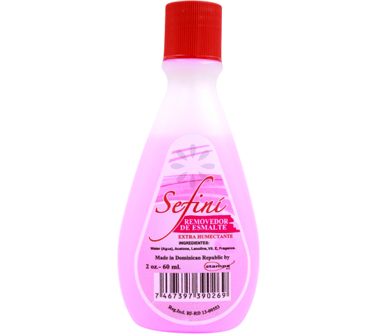 Removedor de Esmalte Extra Humectante Sefini 60 ml