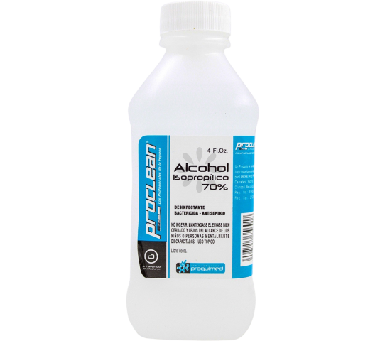 Alcohol Isopropilico Proclean 4 oz