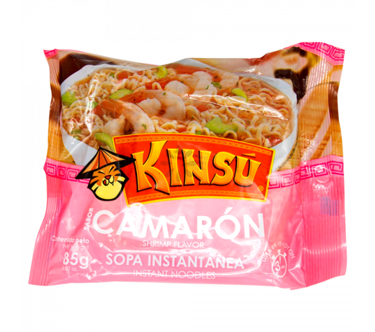 Sopa Instantánea Sabor a Camarón Kinsú 85 g