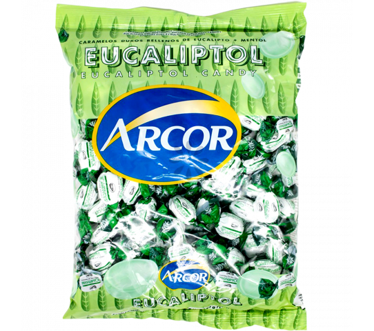 Mentas Rellenas de Eucalipto y Mentol Arcor 540 g