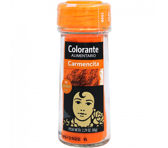 Colorante Alimentario Carmencita Sin Gluten 2.29 oz