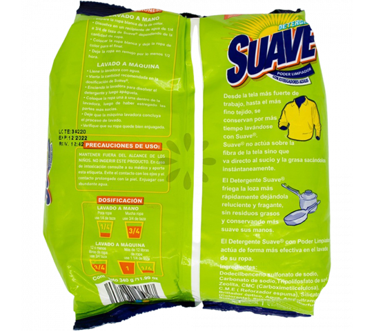 Detergente Suave 340 g