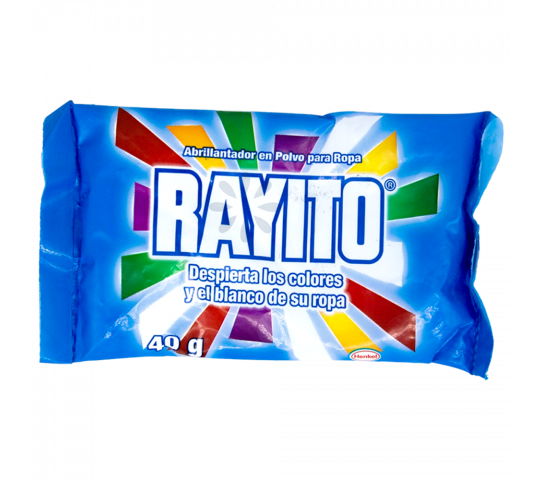 Detergente en Polvo Para Ropa de Color Rayito 40 g