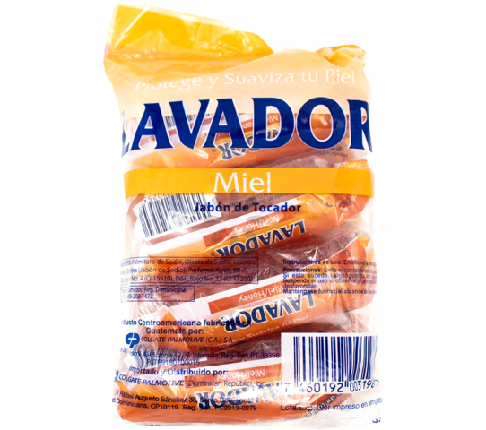 Jabón de Tocador de Miel Lavador 4 x 110 g