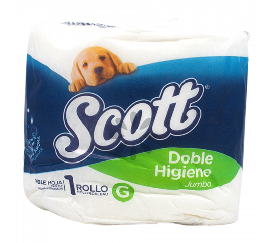 Papel Higienico Jumbo Doble Higiene Scott 1 Und