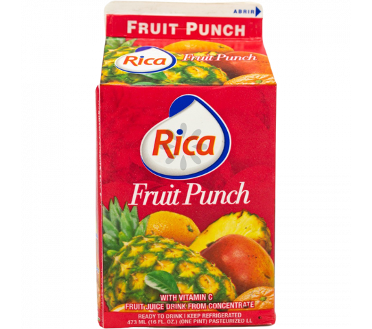 Jugo Rica Fruit Punch 473 ml