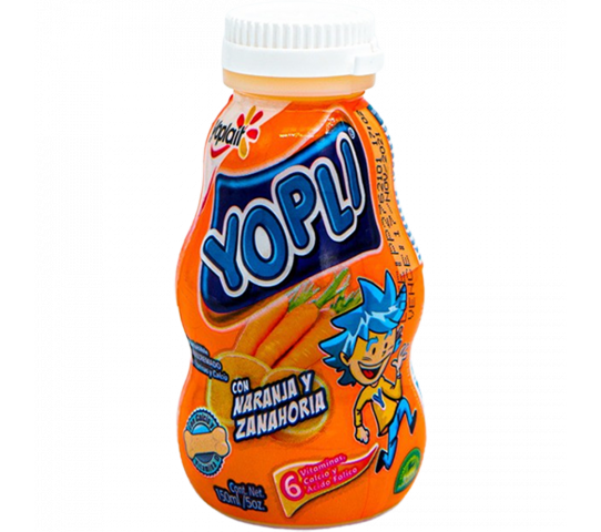 Yopli Sabor Naranja y Zanahoria 5 oz