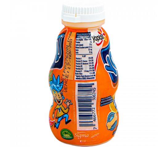 Yopli Sabor Naranja y Zanahoria 5 oz