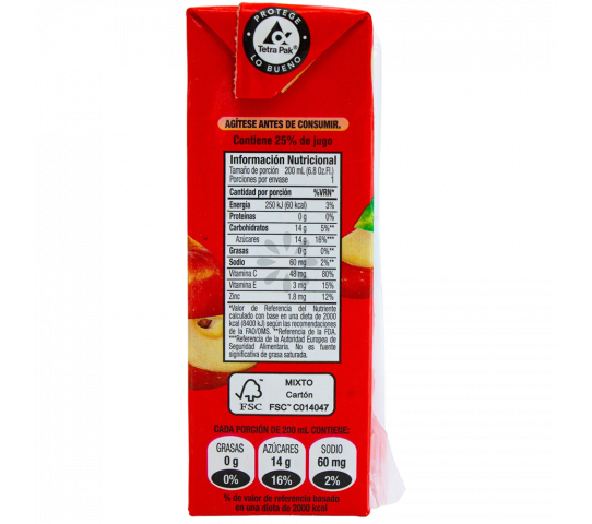 Jugo de Manzana Del Valle 200 ml