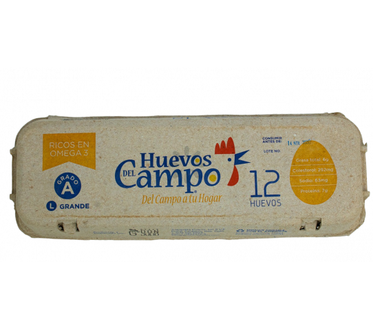 12 Huevos Blancos Del Campo