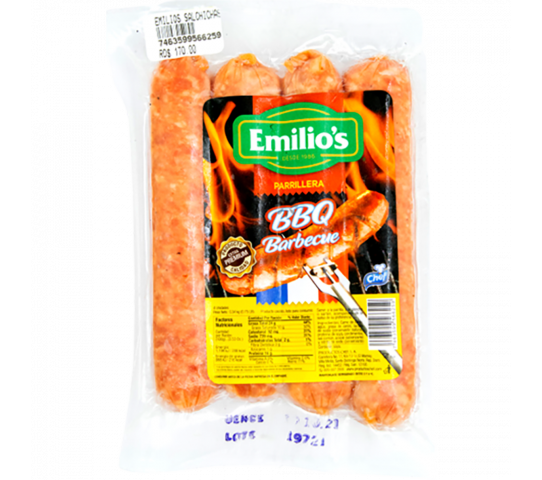 Salchicha Parrillera Premium Emilio's  4 uds