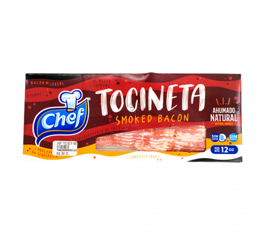 Tocineta Smoked Bacon Chef 12 oz