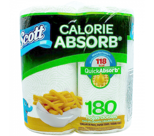 Papel Toalla Calorie Absorb Scott 2 und