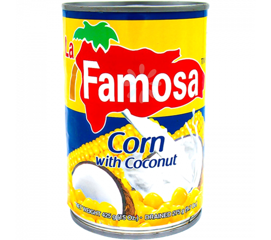 Maíz Con Coco La Famosa 15 oz