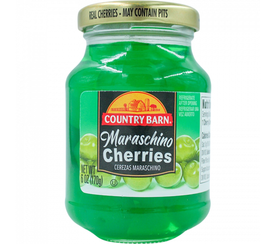 Country Barn Maraschino Cherries 6 oz