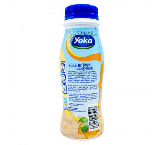 Yogurt Sabor Morir Soñando Yoka 250 g