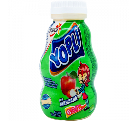 Yogurt Semidescremado Con Manzana Yopli Yoplait 5 oz