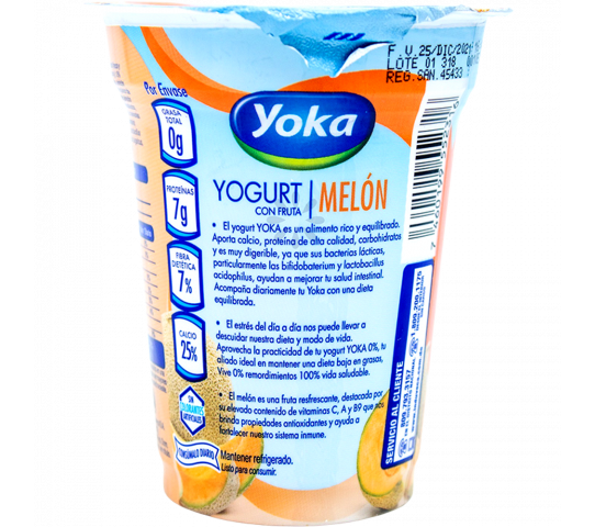 Yogurt Sabor Melón Yoka 170 g