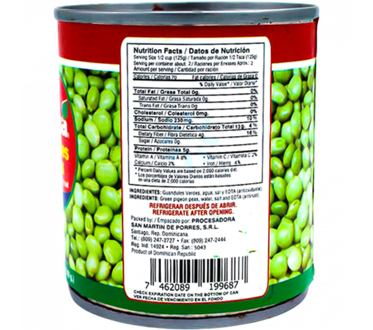 Gandules Verdes Mamá 5 oz