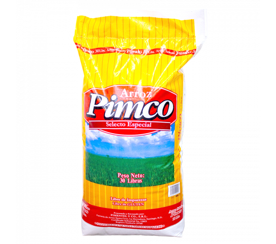 Arroz Selecto Especial Pimco 30 lb