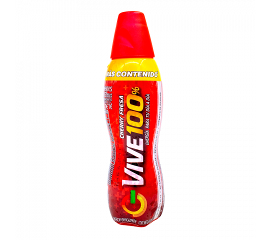 Bebida Energizante Sabor Cherry Fresa Vive 100 420 ml