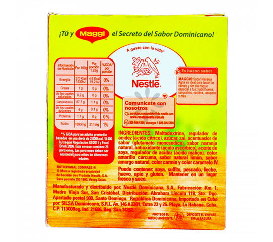 Sopita Sabor Naranja Agria Maggi 30 g