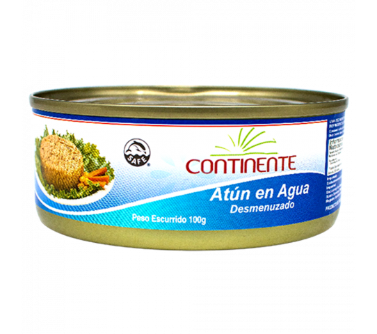 Atún En Agua Desmenuzado Continente 142 g