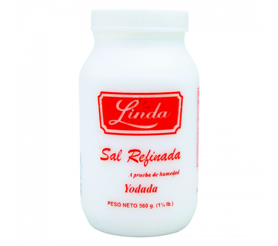 Sal Refinada Yodada Linda 560 g