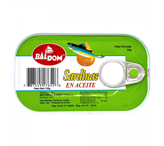 Sardinas En Aceite Baldom 125 g