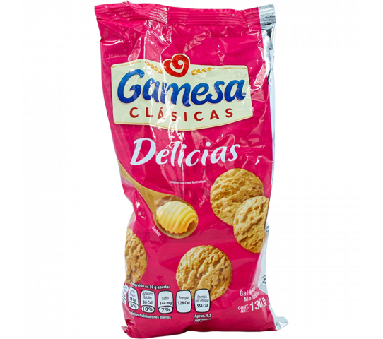 Galletas Clasica Delicias Gamesa 130 g