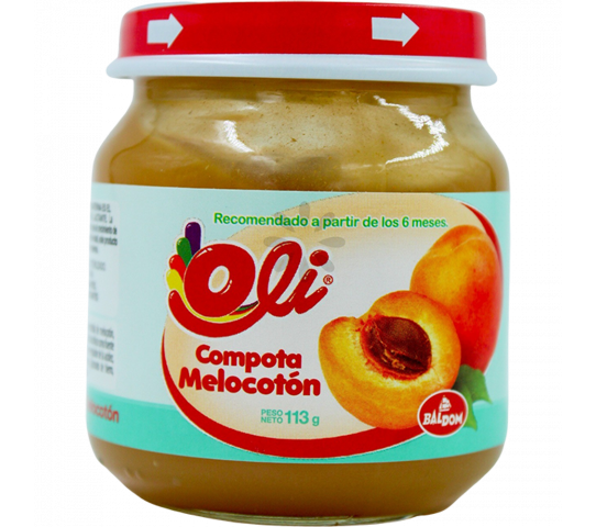 Compota de melocotón Oli 113...